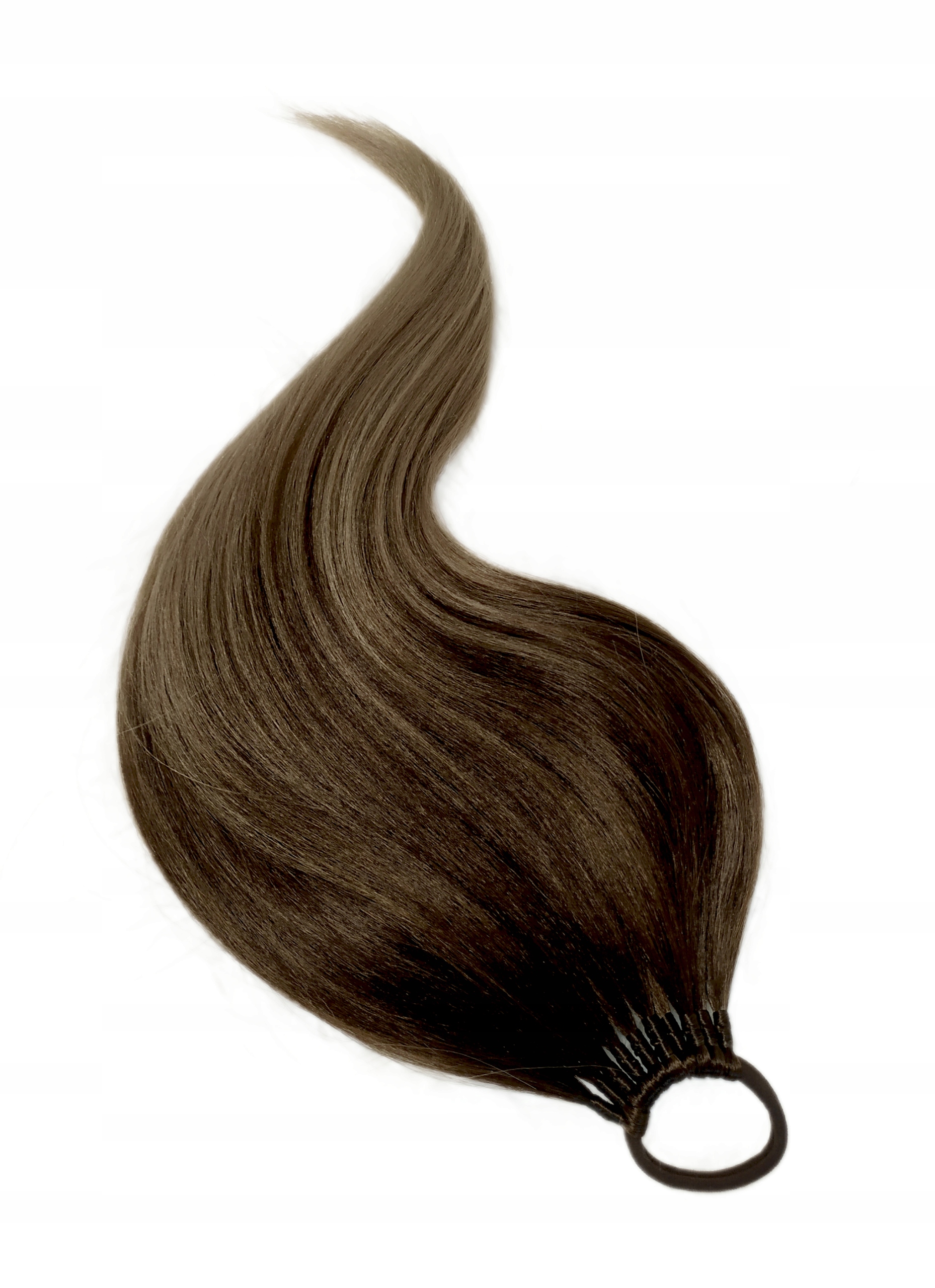 Připínací poník na gumičku, Příčesek, hnědý ombre, Oříšková Koketa, 80 cm