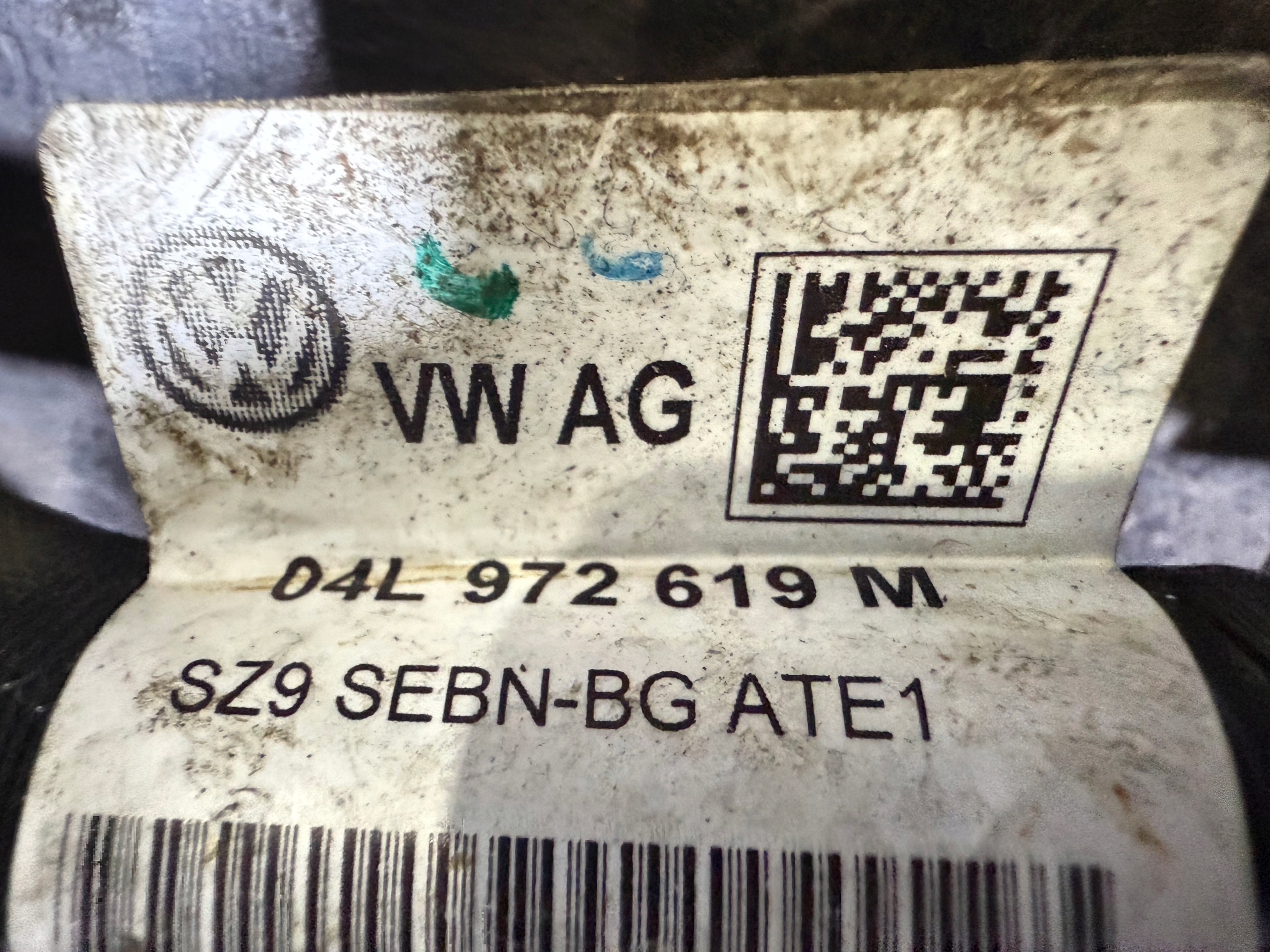 vw seat SKODA Audi YETI 2.0 tdi шланги проводка коса Двигателя 04L972619M
