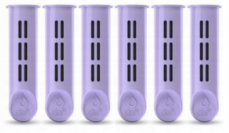 

6 Filtrów do Dafi butelki lavender by Joanna Krupa