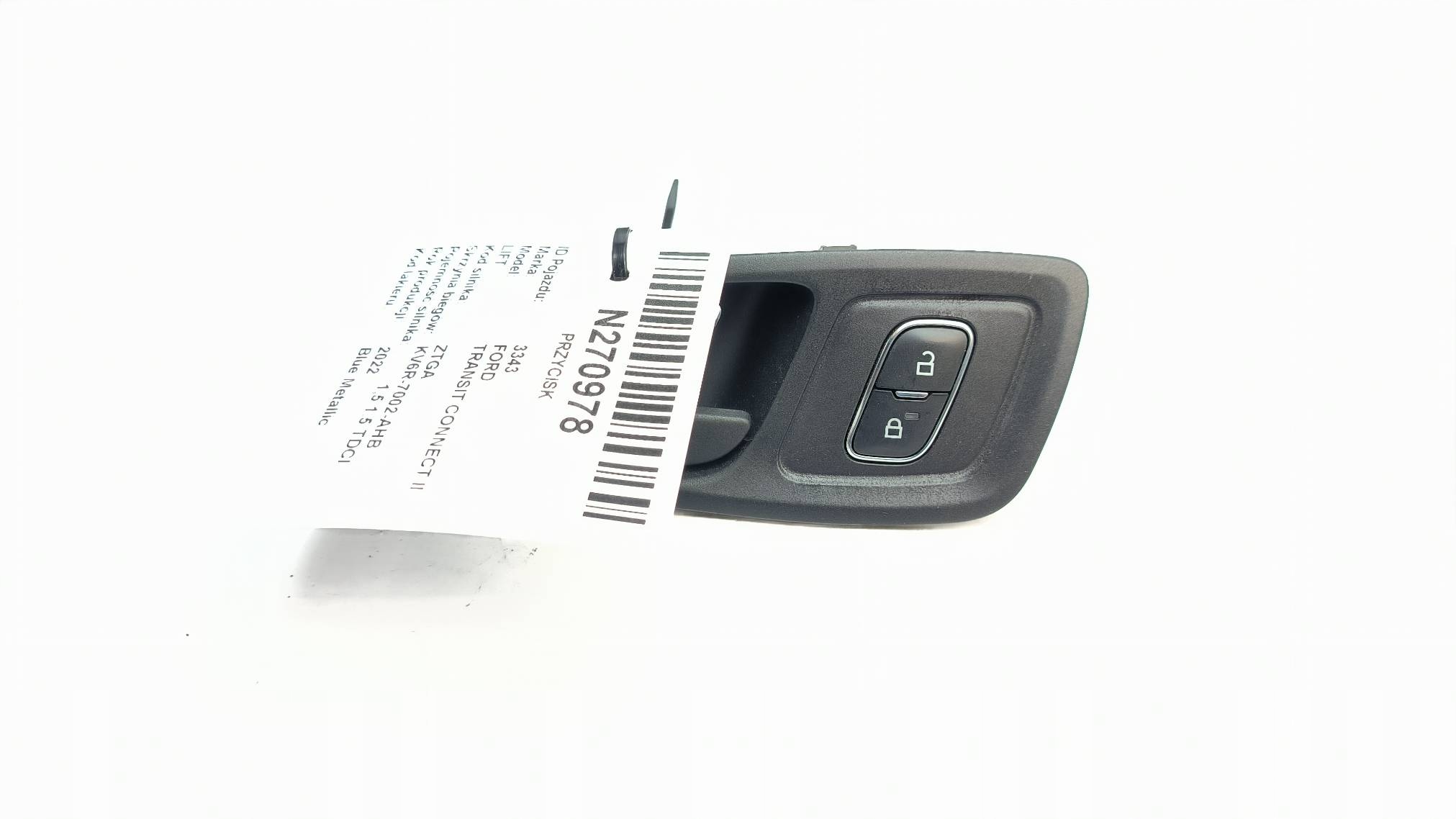 button FORD TRANSIT CONNECT II LIFT