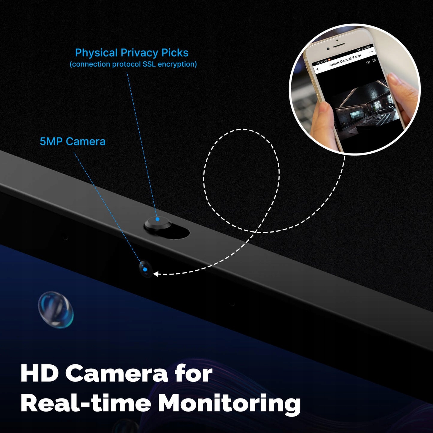 Panel sterowania Smart domu MOES Tuya przekątnej 10,1'' bramką Zigbee BT Komunikacja ZigBee