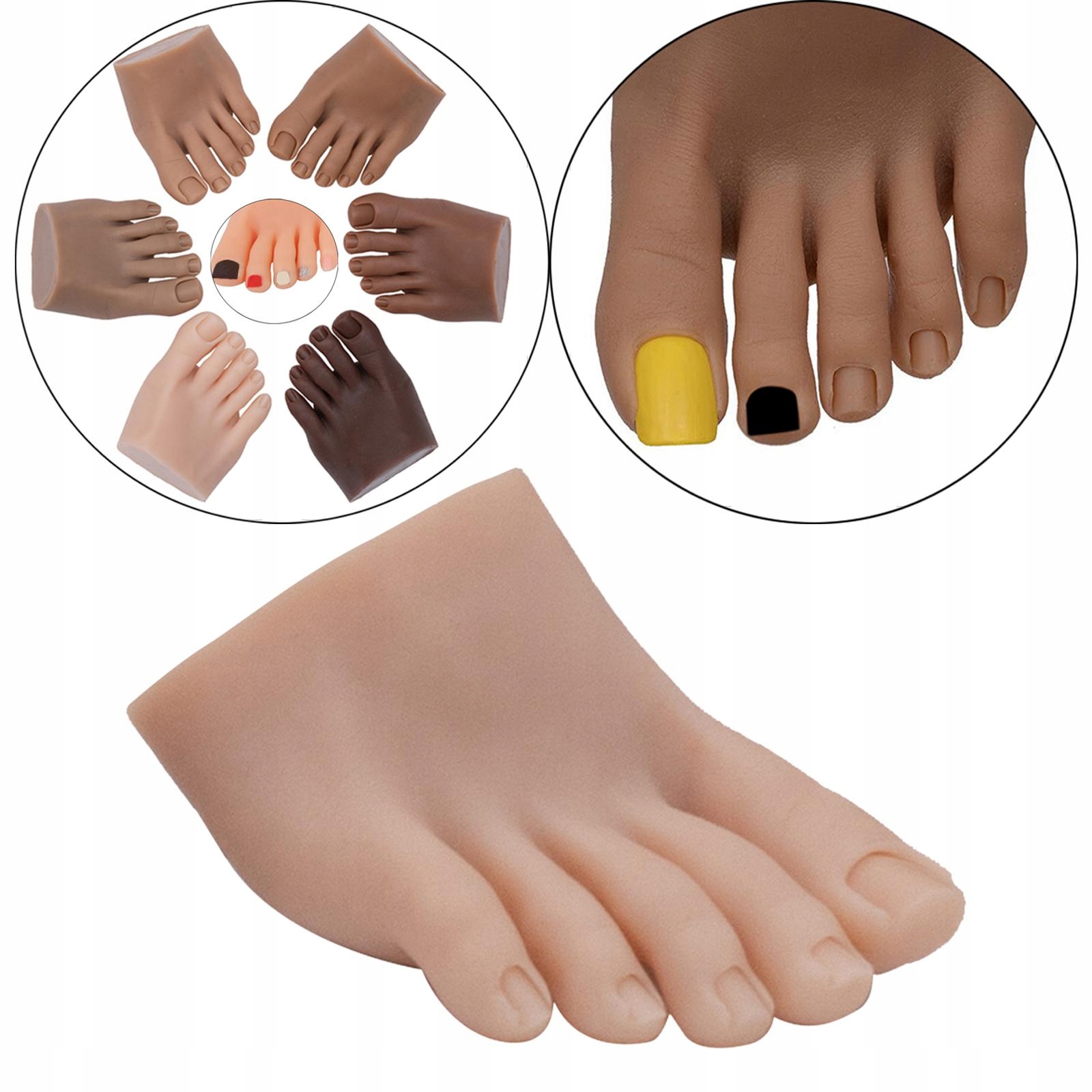 Miękki silikonowy paznokci Praktyka Model Marka bez marki