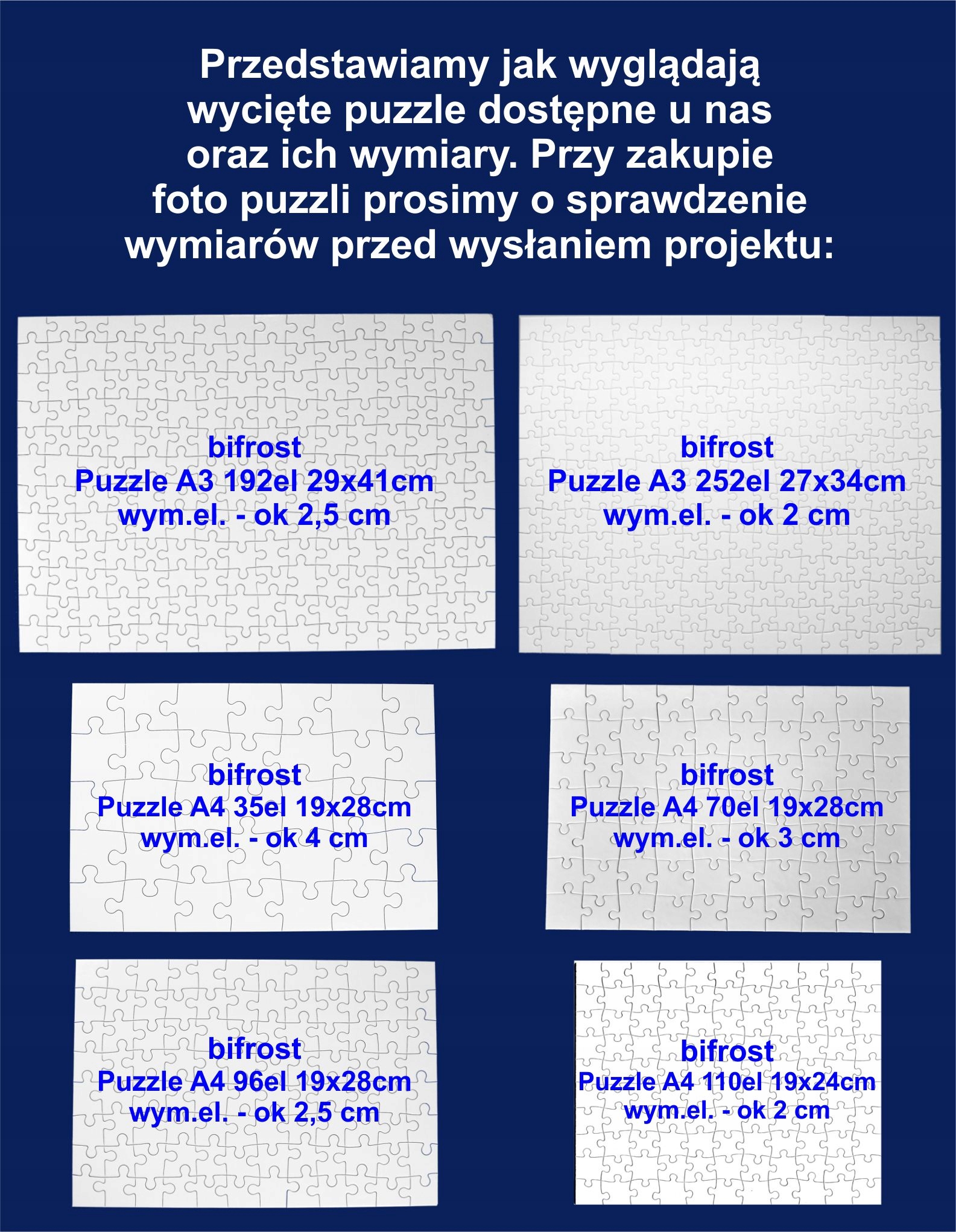 FOTO PUZZLE Z TWOIM WŁASNYM ZDJĘCIEM NADRUK 252 EL Kod producenta bifrost