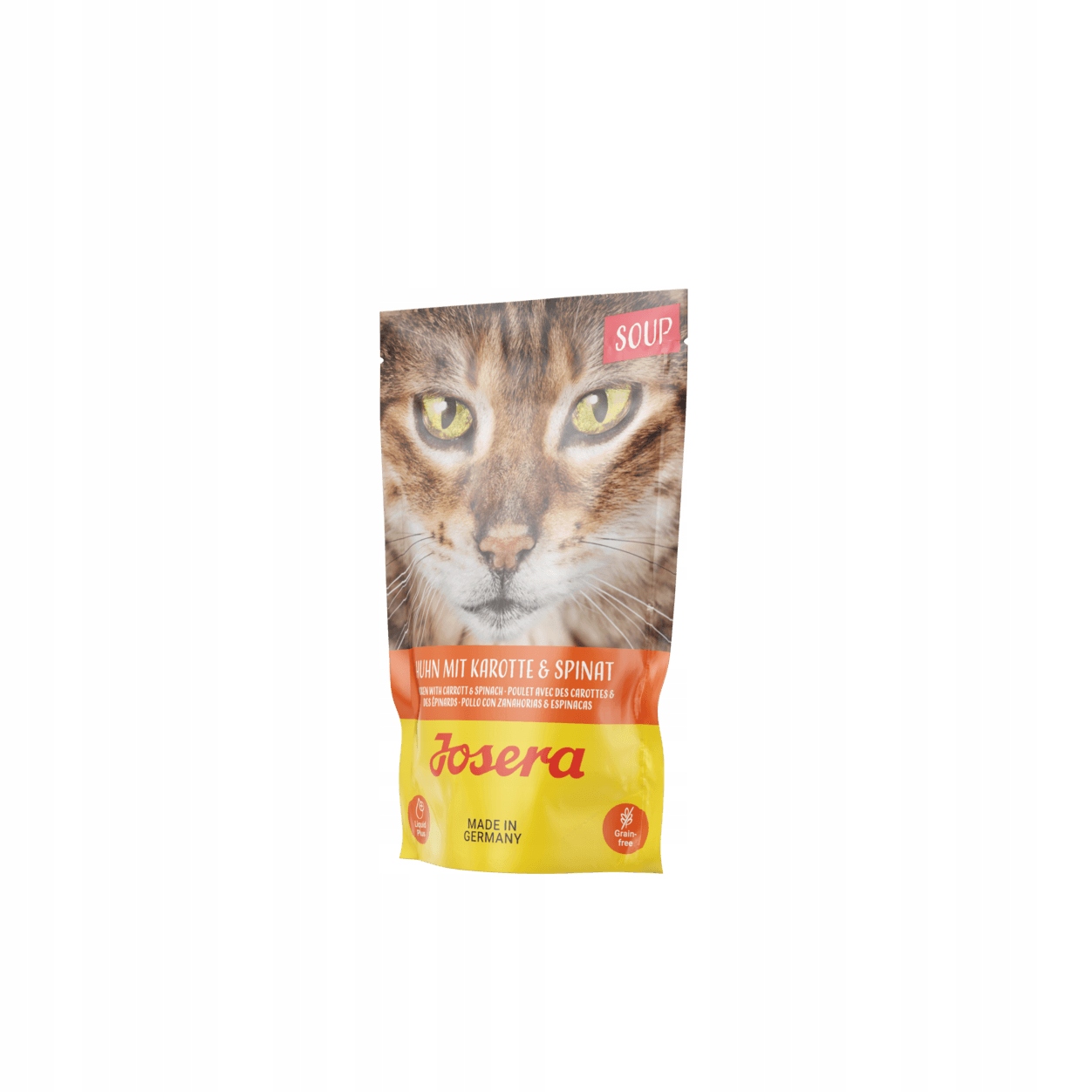 Levně 5 x Josera Kuřecí polévka mrkev a špenát 70 g mokré krmivo pro kočky