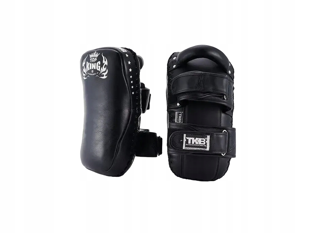 tréninkové trenérské kotouče kickboxing top king L Černá