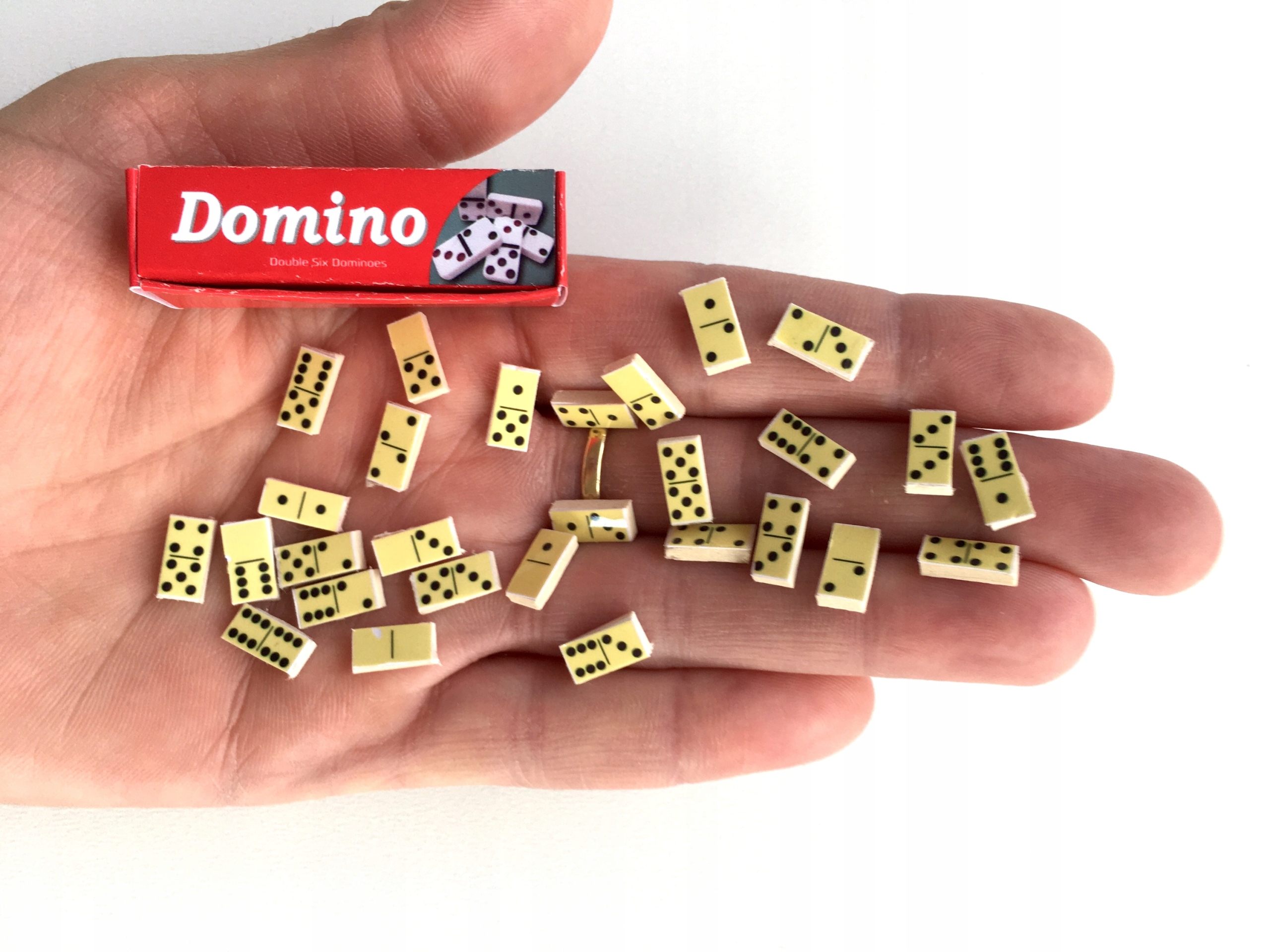 Mini gra domino dla lalek Barbie LOL OMG akcesoria