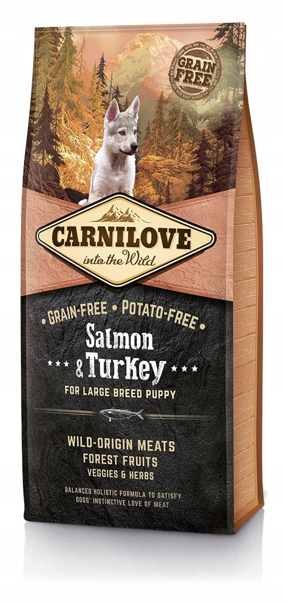 Carnilove Dog Salmon & Turkey Large Puppy 12kg