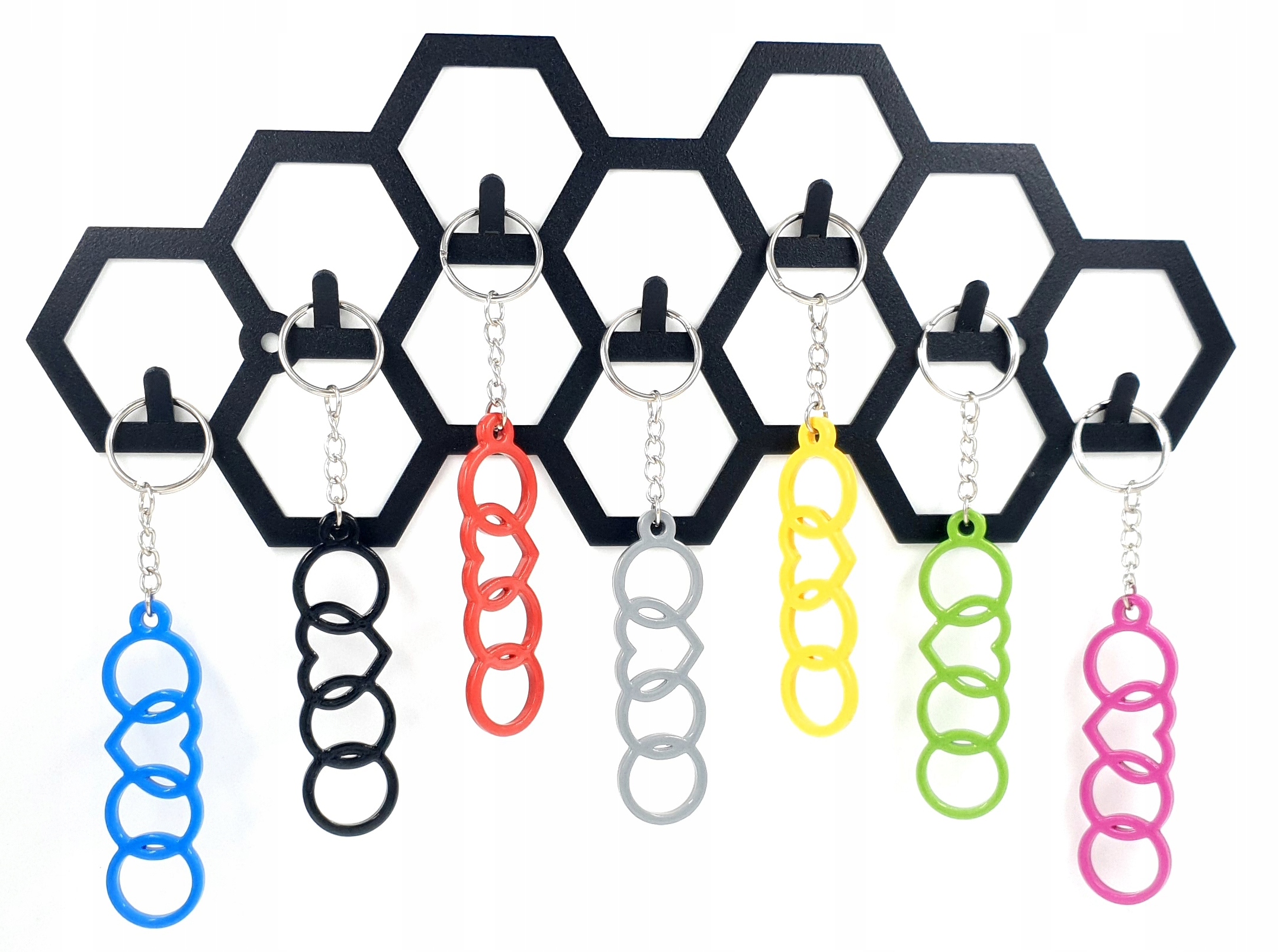 Brelok do kluczy Audi. Z sercem. Beżowy. Numer katalogowy producenta LM3D_B_13