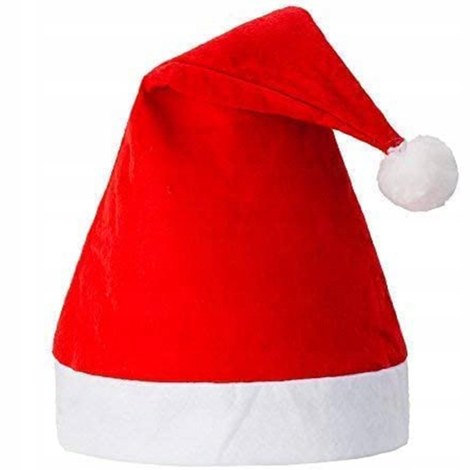 CZAPKA MIKOŁAJA Z POMPONEM NA ŚWIĘTA PREZENT MIŁA IDEALNY DODATEK DO STROJU Marka inna
