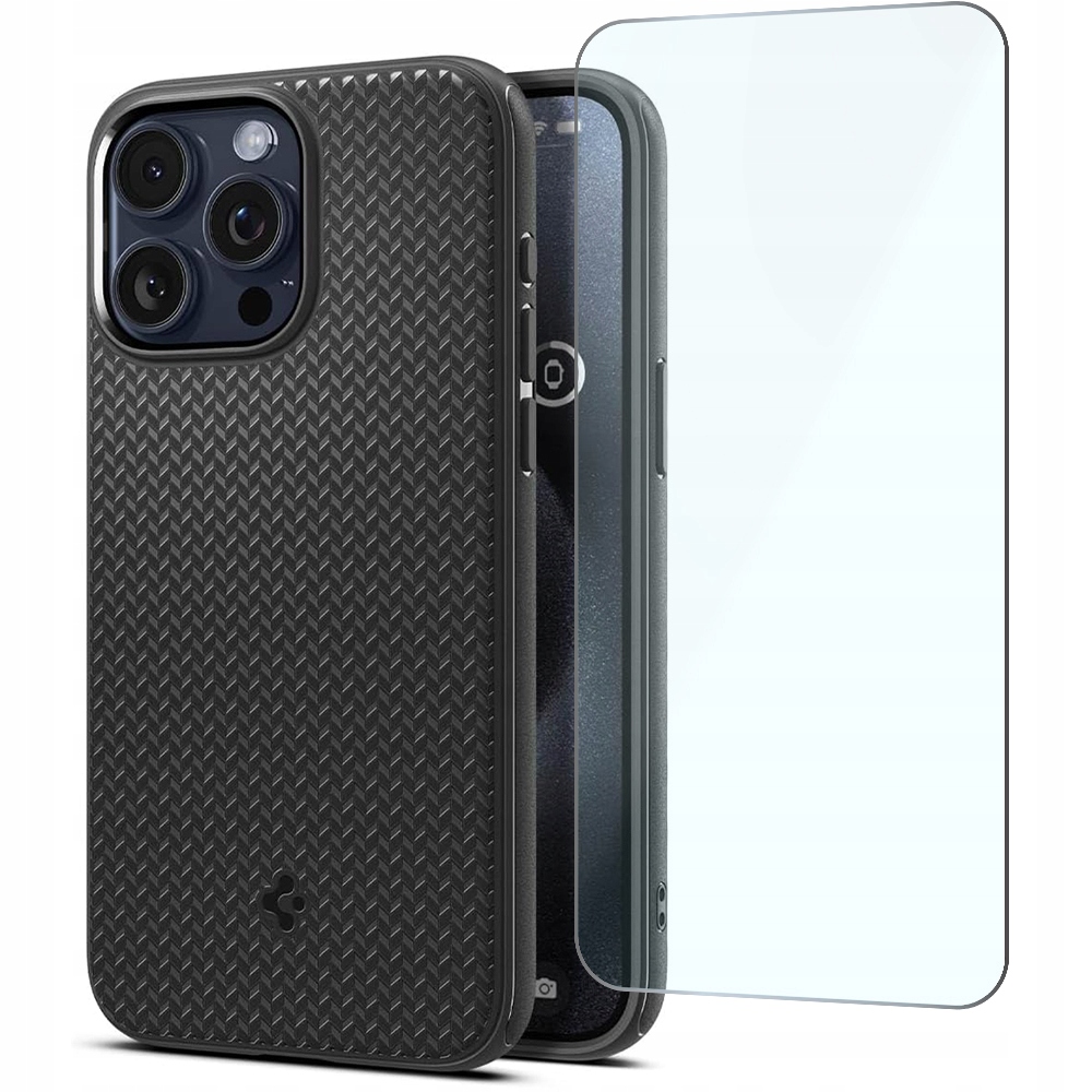 Etui Spigen do iPhone 15 Pro, mocne, ochronne, case do MagSafe szkło