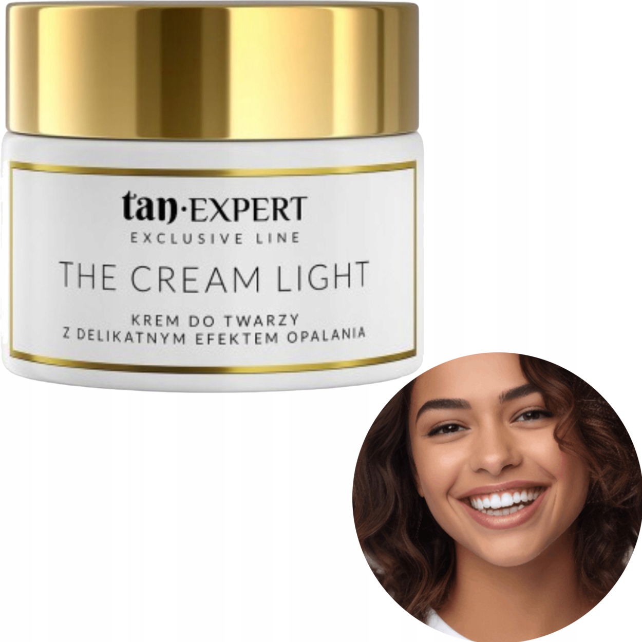 Krem Do Twarzy Z Efektem Opalania TanExpert The Cream Light 50g