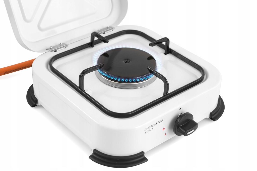 KUCHENKA GAZOWA 1 PALNIK LPG PRZENOŚNA NA BUTLĘ Kolor dominujący biały