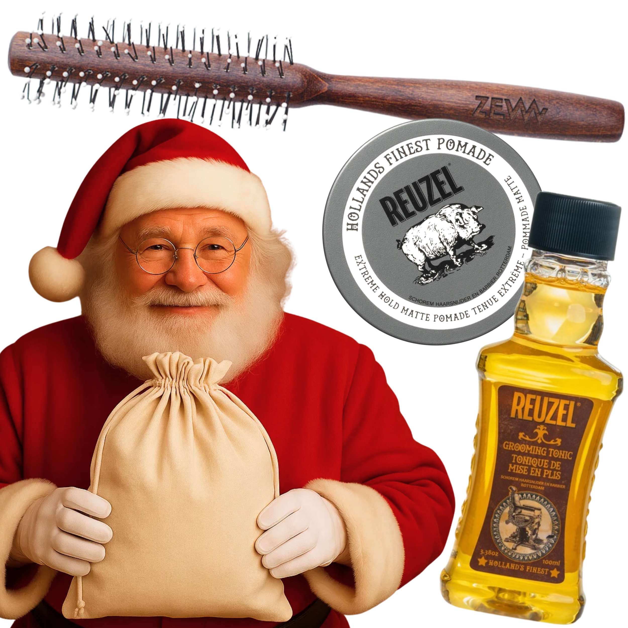 Dárek k Dni otců Sada pro styling Pomáda Reuzel, Tonikum a Roller