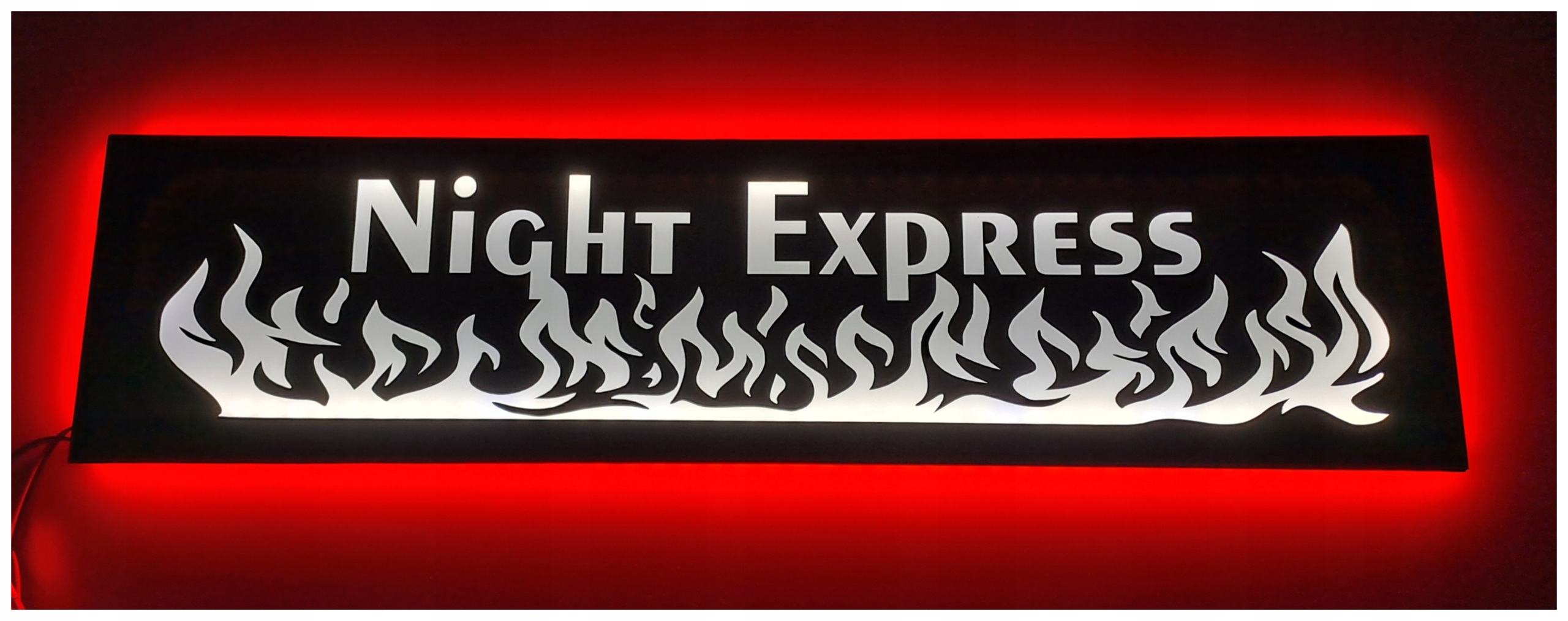 Led tabuľa Night expres nad posteľou man daf scania s podsvietením kabíny Tir