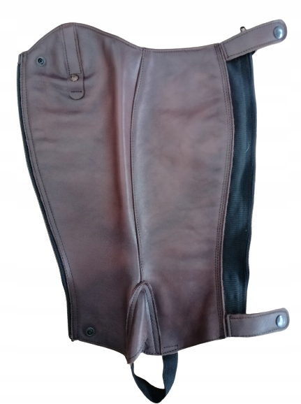 Czapsy skórzane HIPPICA brązowe r. MXX 43/33 Marka HIPPIKA