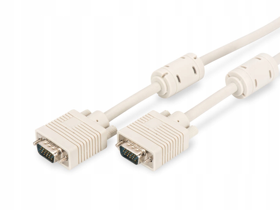 Kabel Svga D-sub 15 M/M 2x ferryt 1,8m