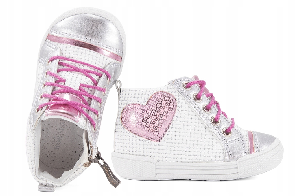 

Kornecki 6075 Półbuty Dziewczęce Trzewiki Biały 25