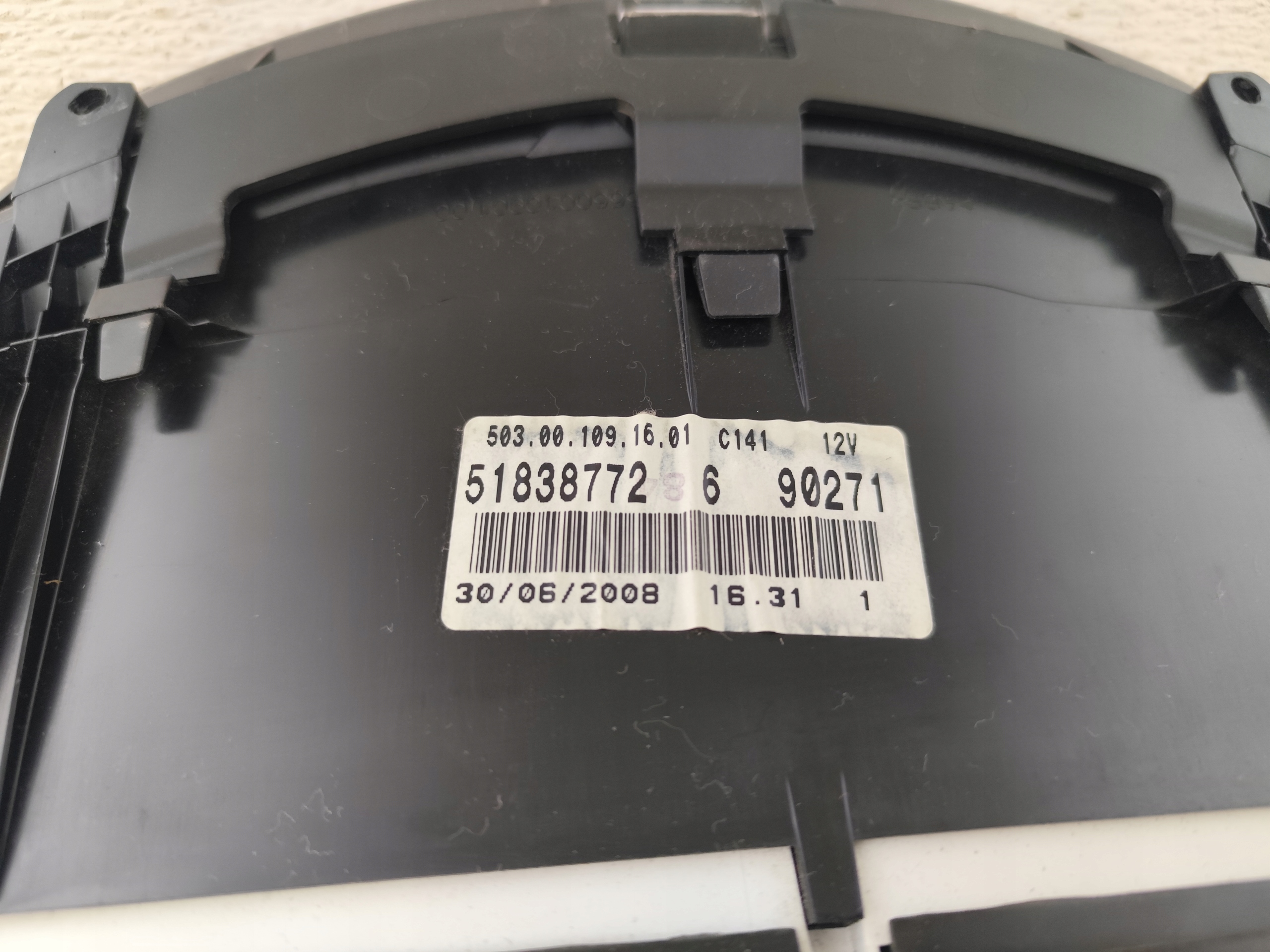 FIAT CROMA II 2008 1.9JTD dials clock