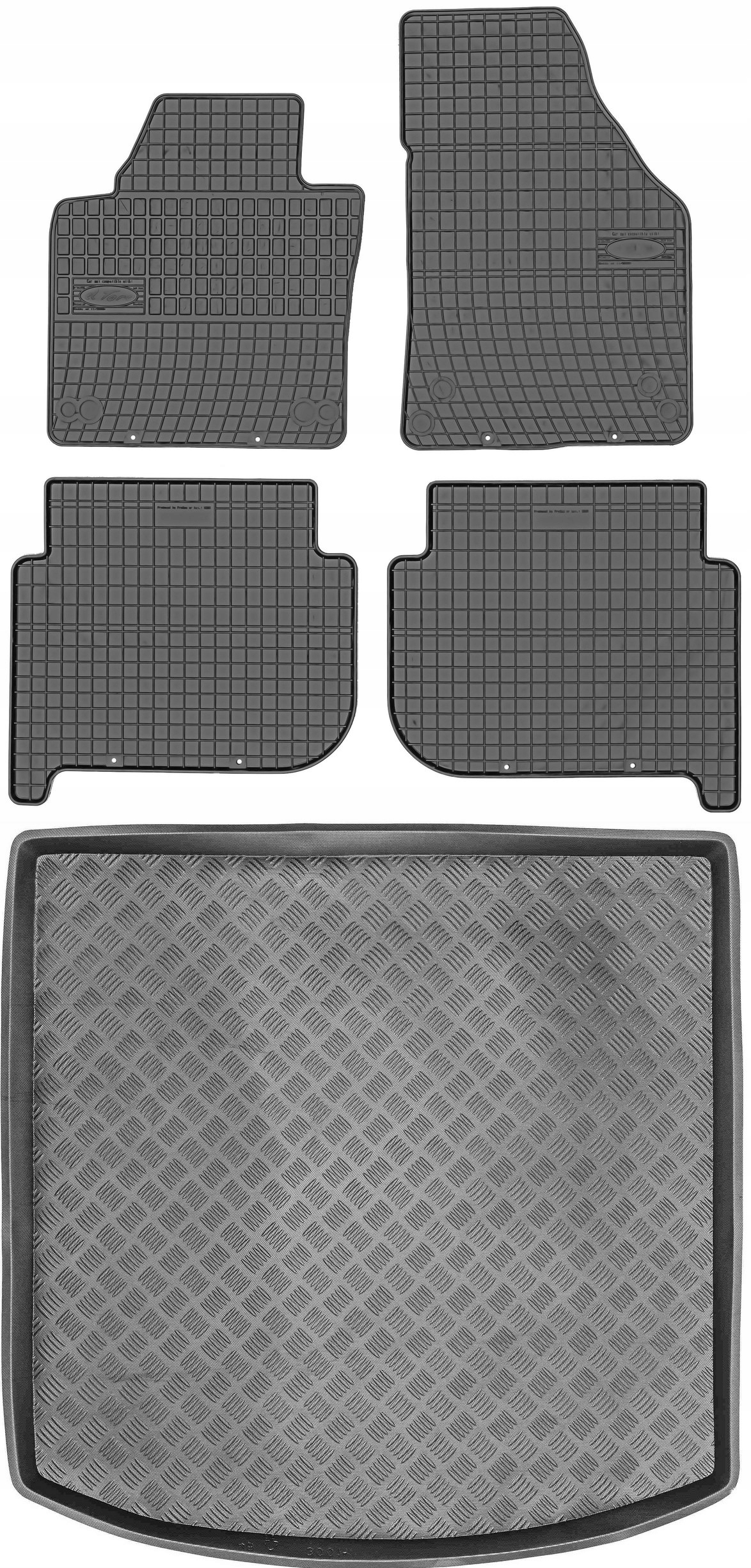 

Vw Touran 2003-2010 Dywaniki gumowe + bagażnik