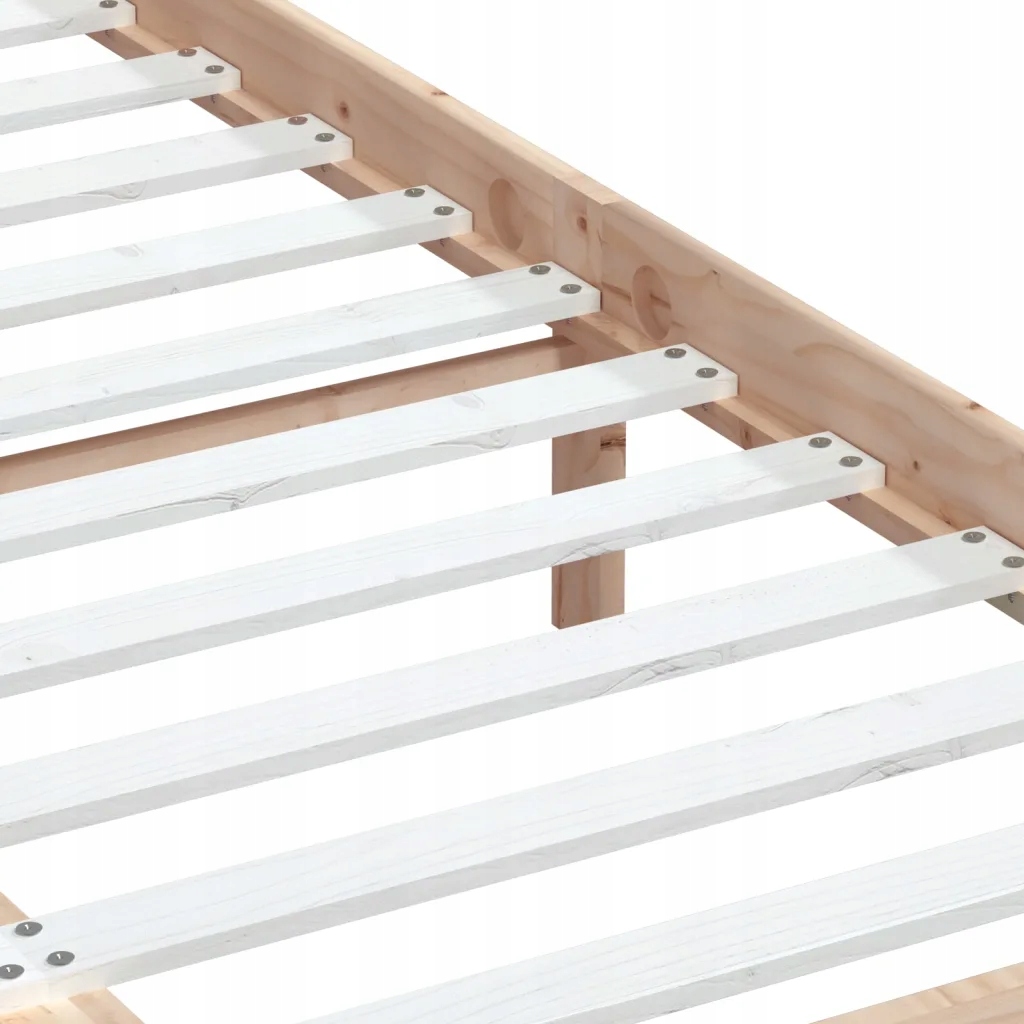 vidaXL Rama łóżka, 120x190 cm, lite drewno Waga produktu z opakowaniem jednostkowym 21.95 kg