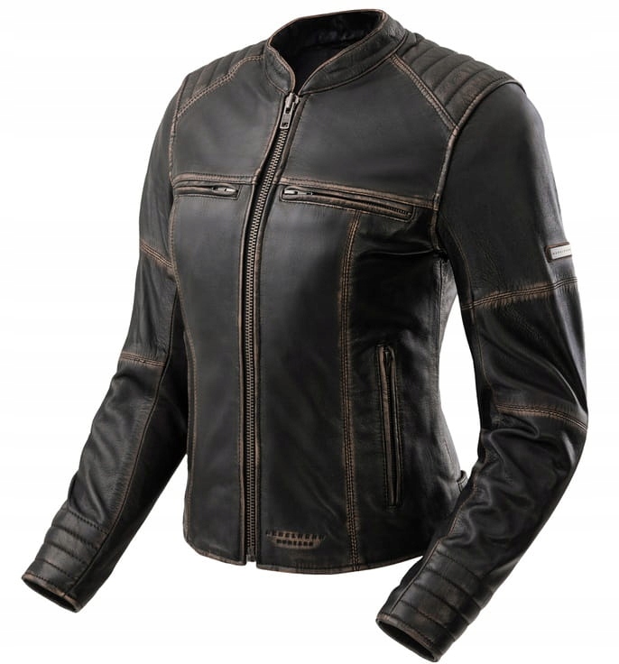 Rebelhorn Hunter II Lady Kožená Motocyklová Bunda Dámska Brown