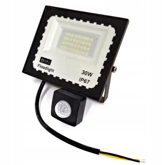 Naświetlacz LED HALOGEN LAMPA 30W z CZUJNIK RUCHU