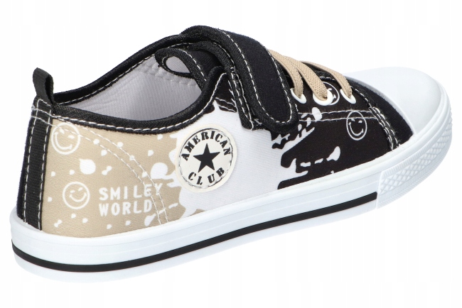 AMERICAN TEN110 TENISÓWKI, TRAMPKI, DZIECIĘCE NA RZEP WKŁADKA SKÓRZANA B 32 Płeć chłopcy