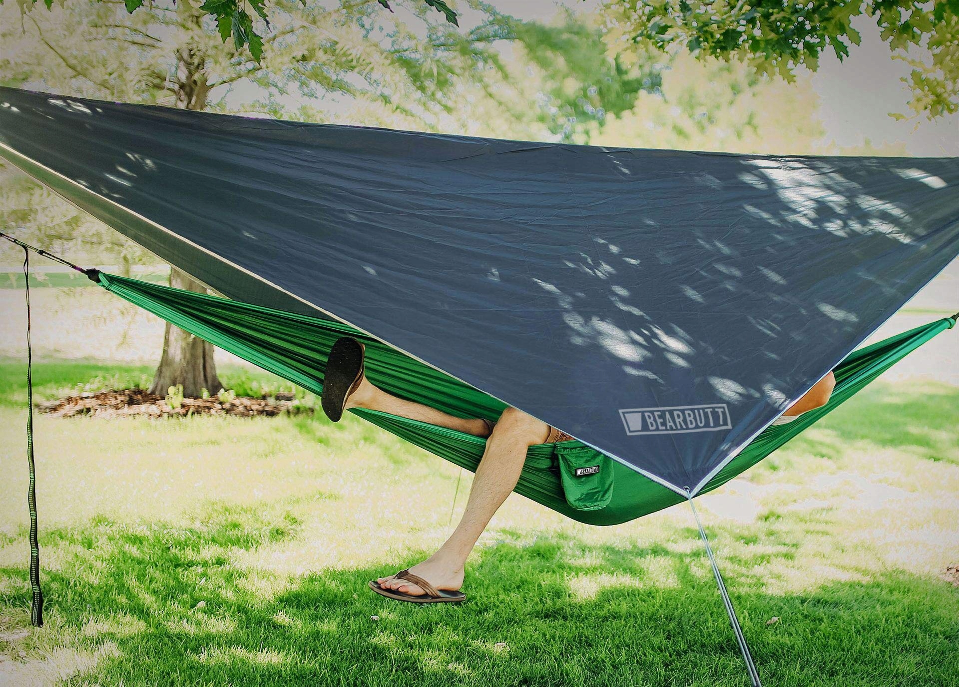 BEAR BUTT Lekki Wodoodporny Tarp Namiotowy Pomarańczowy — miniatura 6