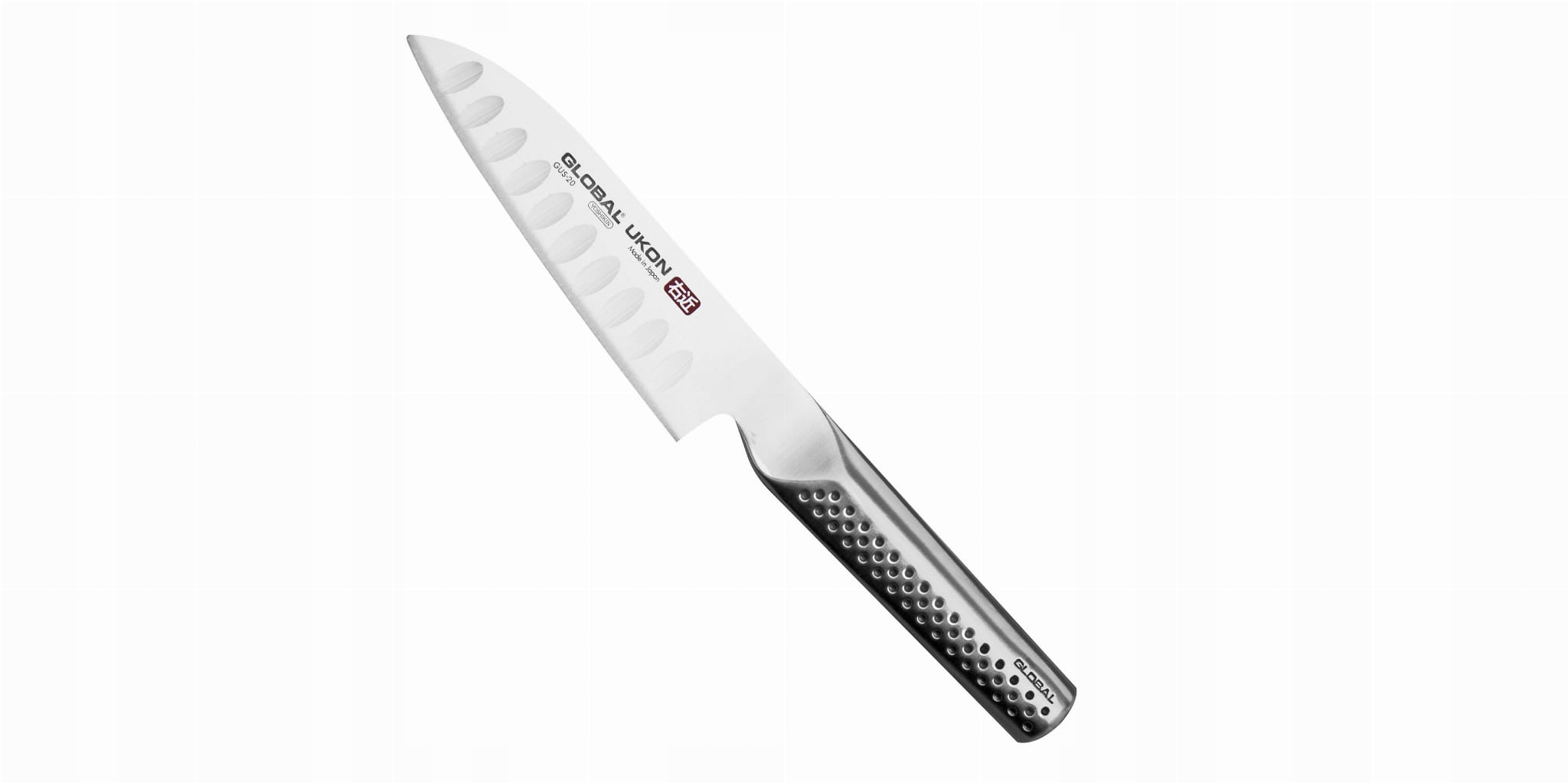 Global Ukon Nôž Santoku drážkovaný 14 cm