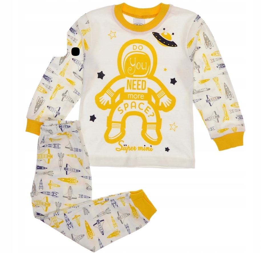 

Piżama piżamka Komplet żółty Astronauta - Roz. 110