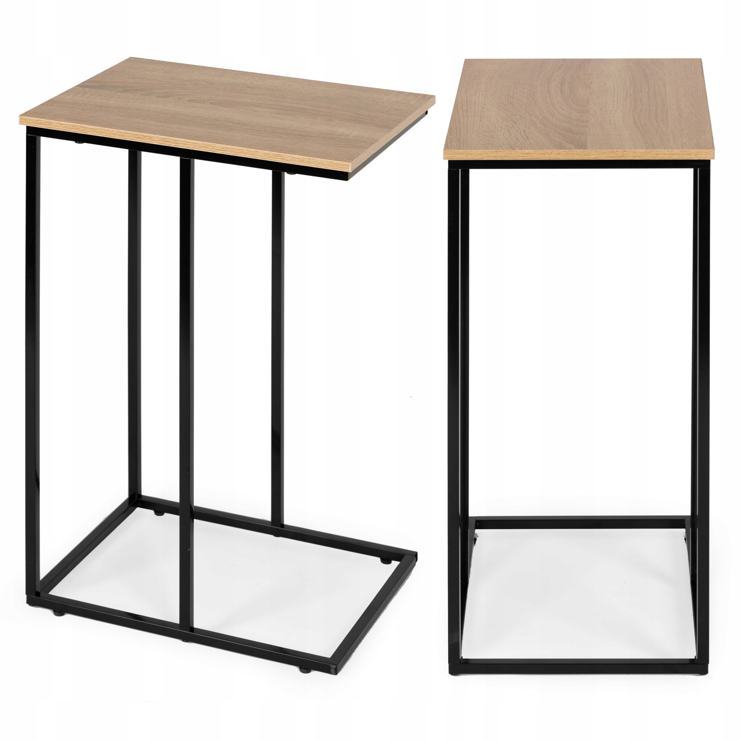 Mobilní boční pomocný stolek pod notebook, kovová konstrukce ModernHome