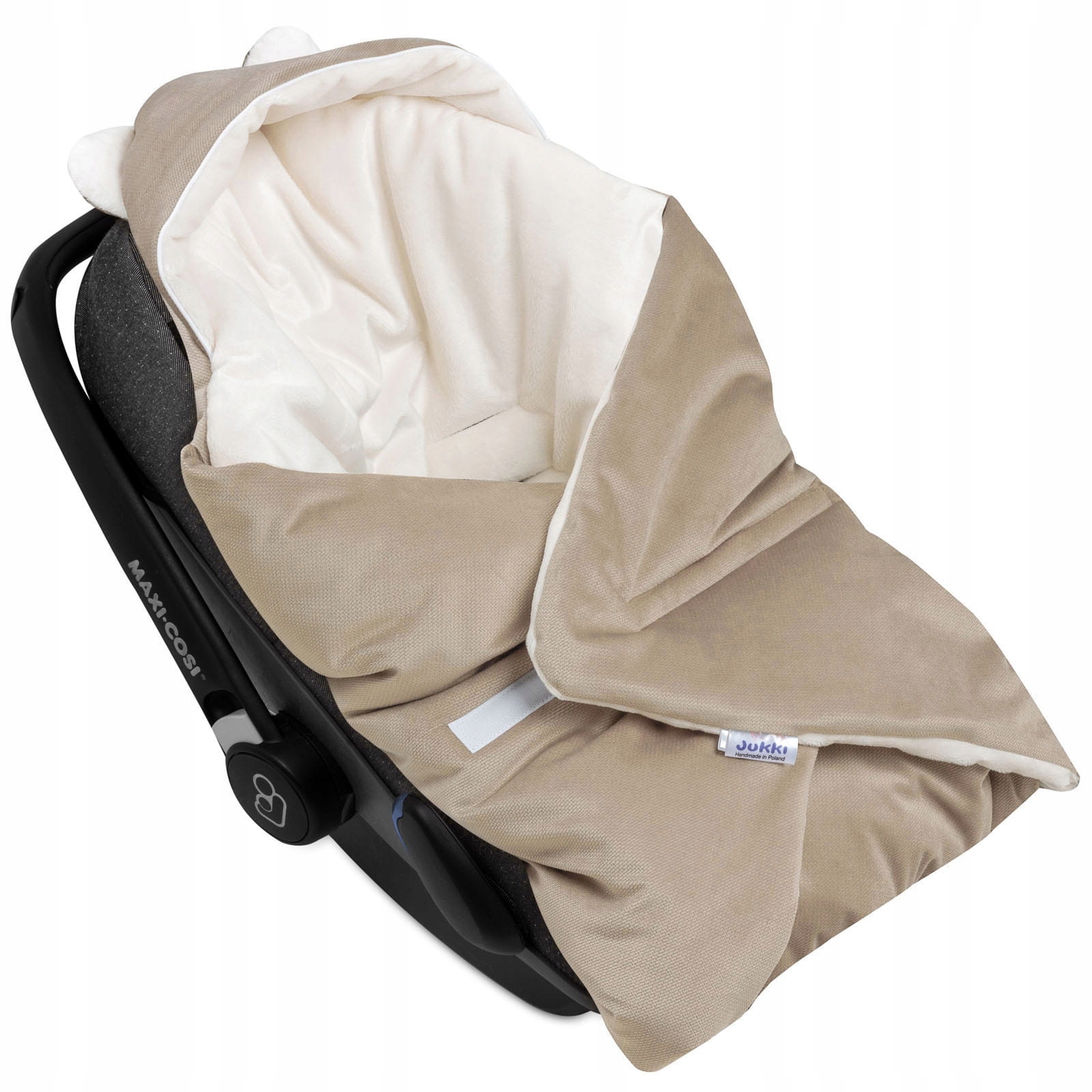 KOCYK DO FOTELIKA NOSIDEŁKA VELVET PLUSZ CIEPŁY JUKKI