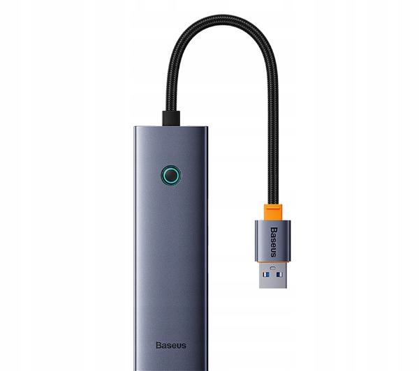 Hub USB Baseus UltraJoy 4w1 4xUSB 3.0 Szary