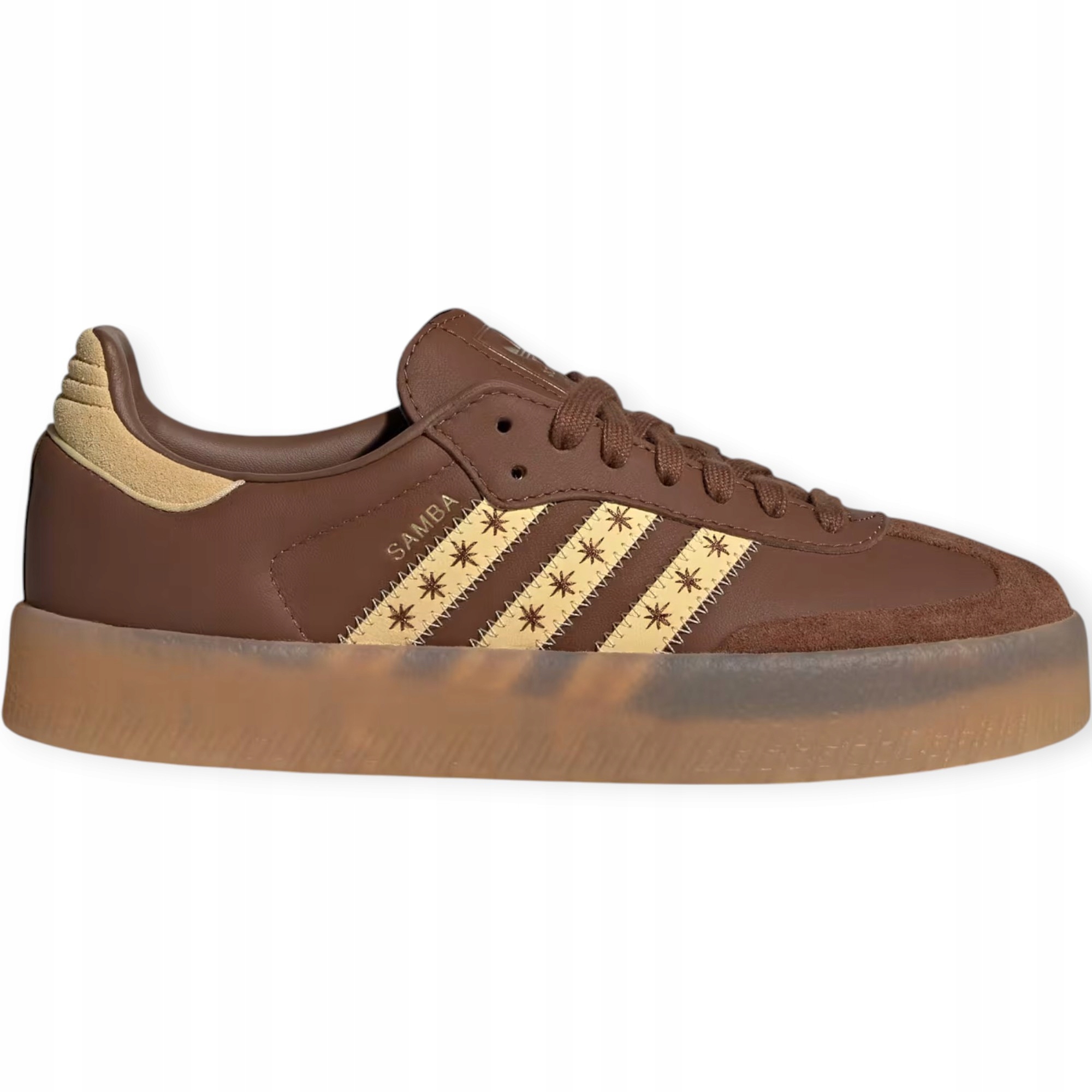 Dámské boty Adidas Sambae JS3958 hnědé kožené streetwear retro 36 2/3