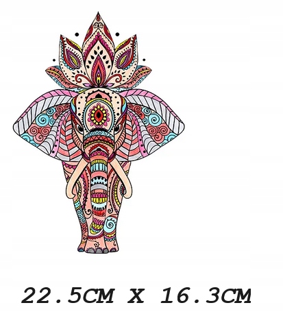 TERMO NAKLEJKA APLIKACJA NAPRASOWANKA słoń H-34 Model SŁOŃ