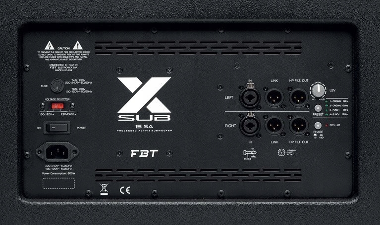 Активная акустическая система Fbt X-Lite 112a 1200bt код производителя 8034138412321