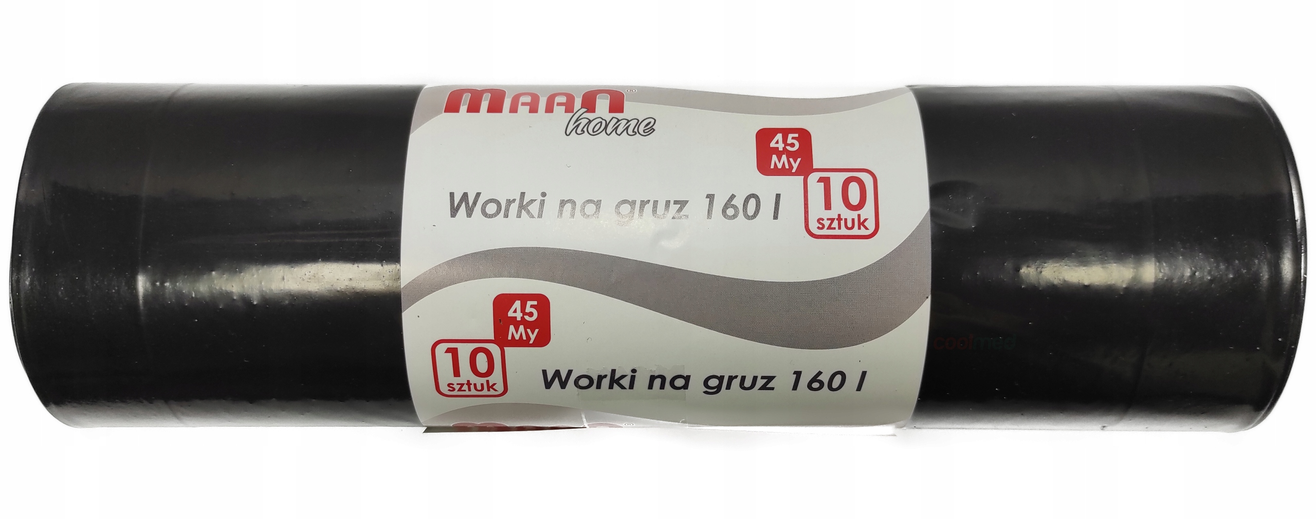 

Worki na gruz czarne 160l 10szt mocne 45My