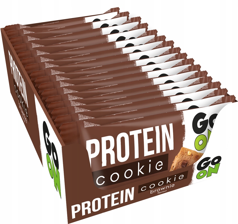 Levně Proteinové sušenky Go On brownie 50 g, sada 18 ks