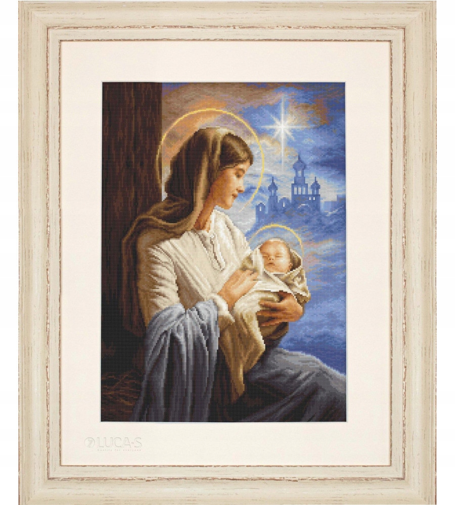 Křížková výšivka počítaná sada (kanva, mulina)