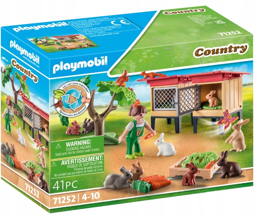 

Playmobil 71252 Country Klatki z Królikami