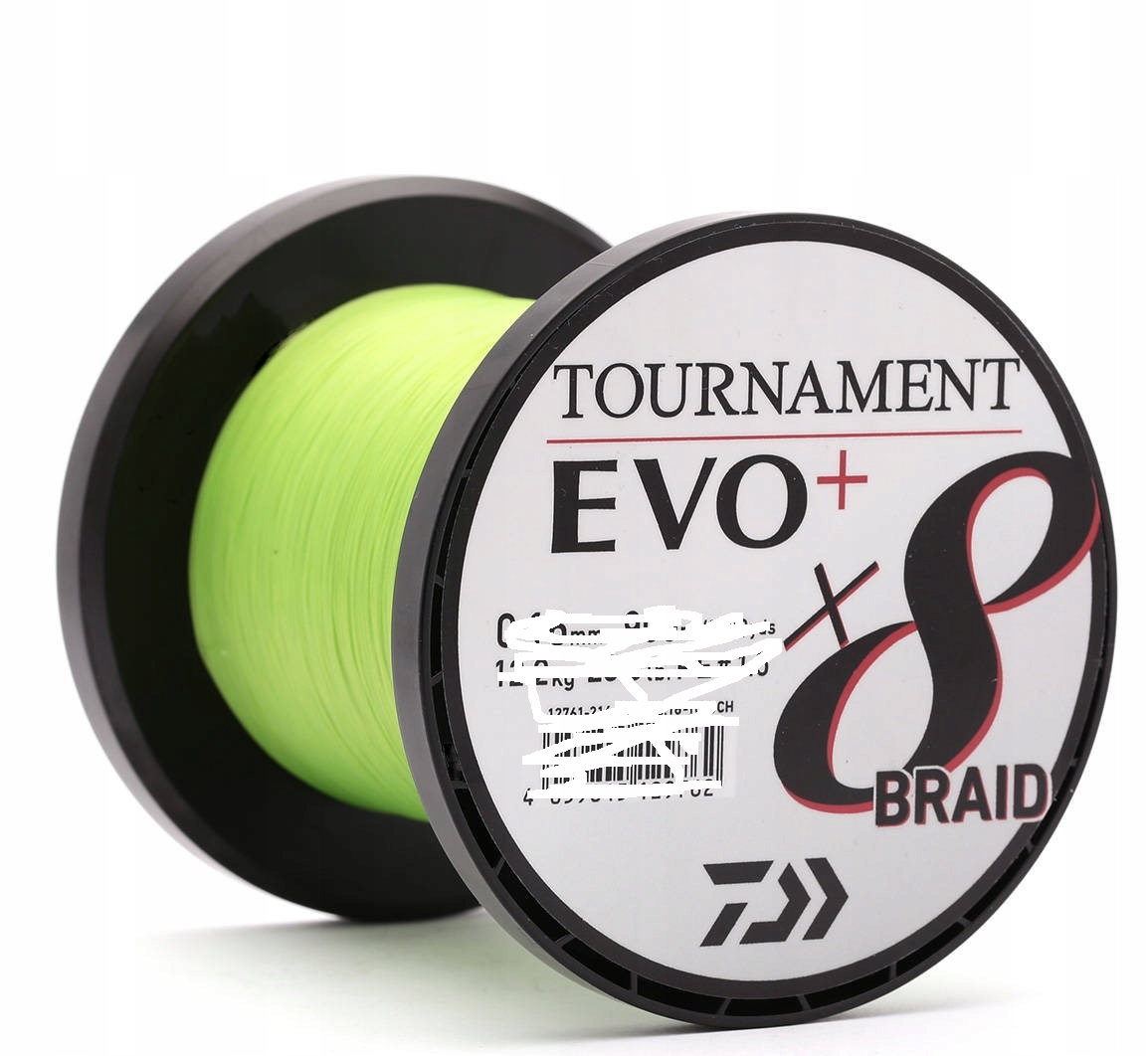 Daiwa Tournament 8 Braid Evo+ 0,18mm Chartreuse