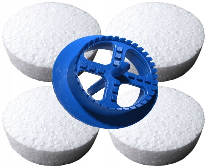 ZAŚLEPKI STYROPIANOWE ZATYCZKI KRĄŻKI 1000 szt + FREZ