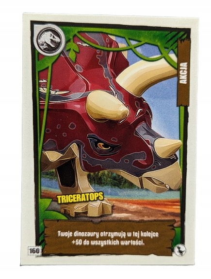 Karta Lego Jurassic World Seria 3 Numer 160