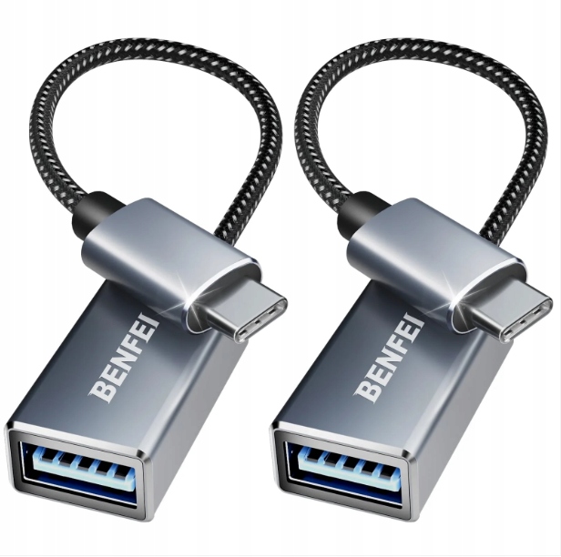 BENFEI adapter USB-C na USB 3.0, opakowanie 2 sztuki, szary