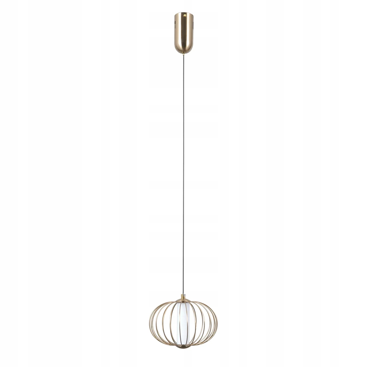 Italux Závěsná lampa Zlatá Led 5W 432lm Moderní Rabel Drátěná