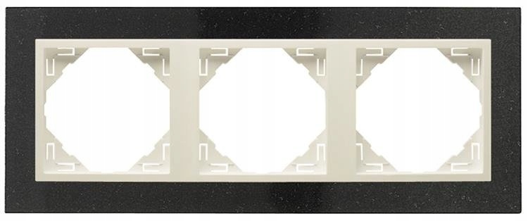 Efapel Petra Rámček 3-NÁSOBNÁ Žula Perla 90930 Tgp