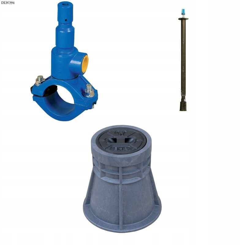 Nawiertka 110x40 rur Pvc/pe, PN10, do wody, Gjl obudowa telesk skrzynka
