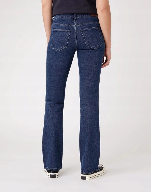 Dámské bootcut džíny Wrangler Bootcut Bonfire Blue W28BHN34K 25/32