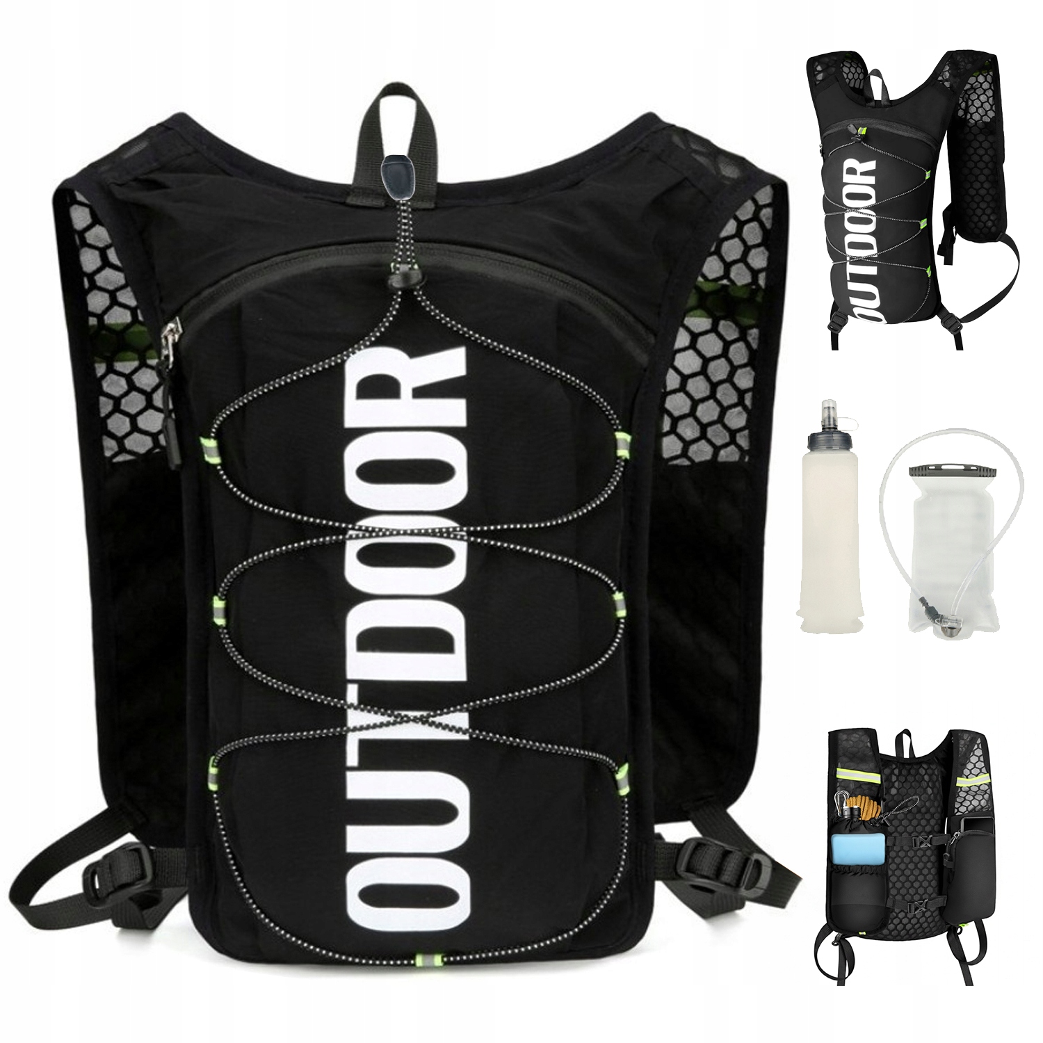 Batoh S Bublifukem 1.5 L Hydrovak Trekingový S Odrazkami