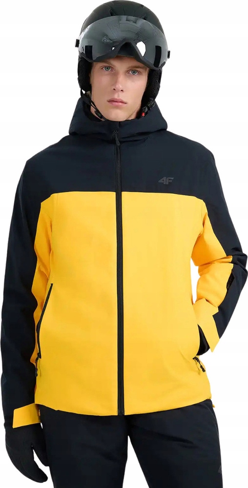 Pánská Lyžařská Bunda 4F M0787 Žluto-černá 4FWAW25TTJAM0787 70S r S